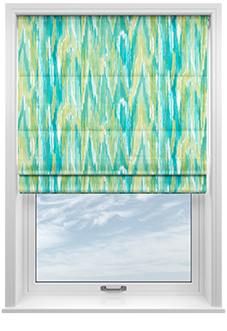 Bombay Velvet, Citrus Burst - Twist&Fit Roman Blind